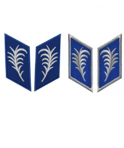 Znak korpusu Policji na kołnierz - podoficerowie (szeregowi, podoficerowie, aspiranci)